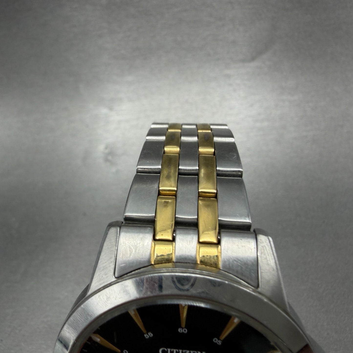 Citizen Watch Men 41mm Black Dial Two Tone Daydate Round 1502-S097843 New Batt4