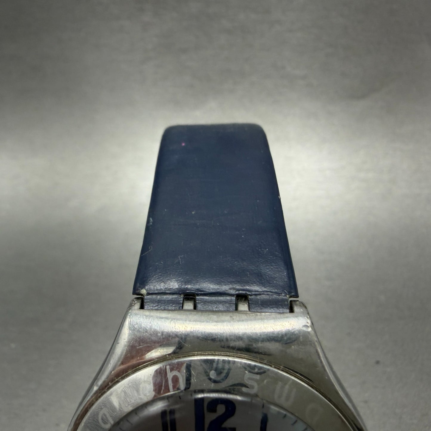 Swatch Irony Inertia Watch Men 37mm Blue Dial Steel Daydate YGS712 New Battery4