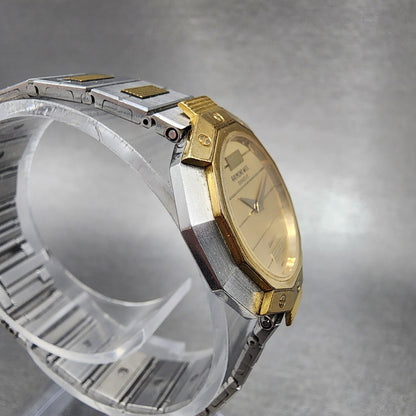 Raymond Weil Watch Women 26mm Gold Dial Two Tone Dodecagon 8038 PARTS4