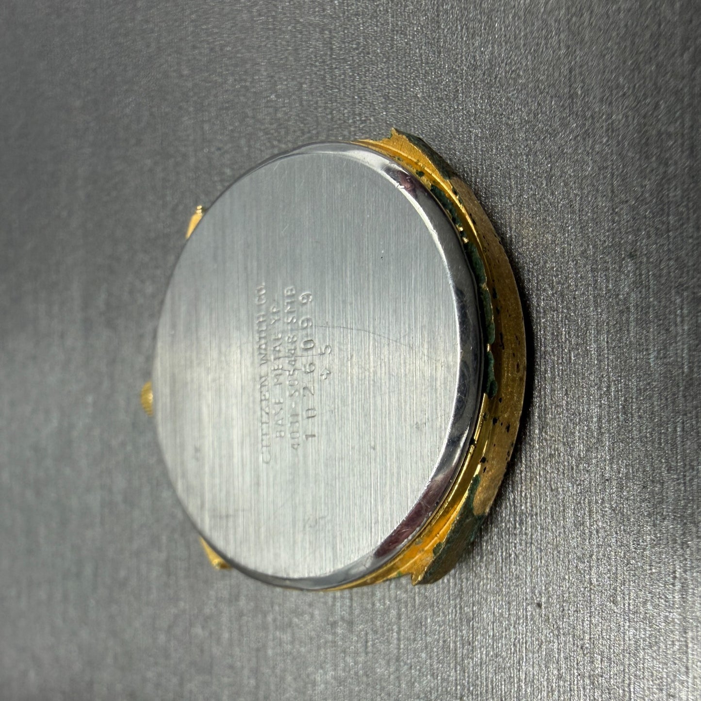 Citizen CQ Watch 32mm Black Dial Gold Tone Round PARTS!! 4031-S05448 New Battery8