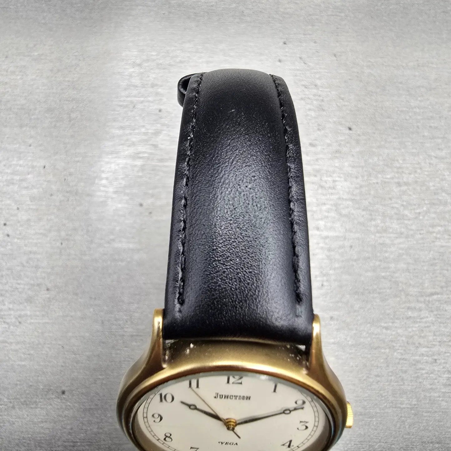 Citizen Vega Junction Watch Men 33mm White Dial Gold Tone 6A31-K02864 New Batt4