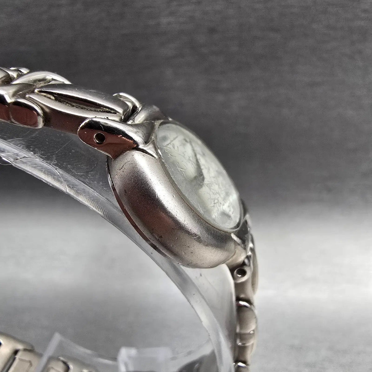 Bulova Womens Watch 20mm MOP Dial Silver Tone Round 96L90 Bracelet New Battery3