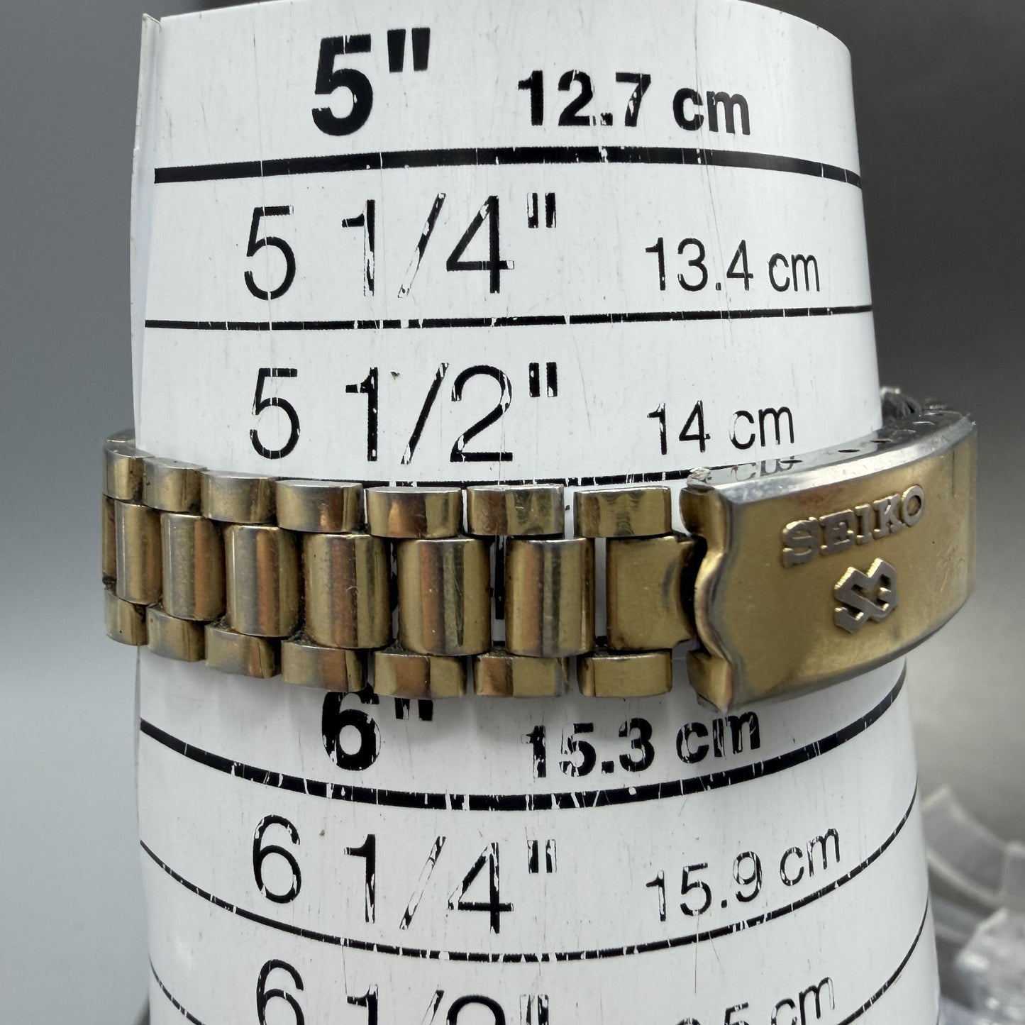 Seiko SQ Watch Women 25mm Champagne Dial Gold Tone Daydate 2626-0159 New Battery10
