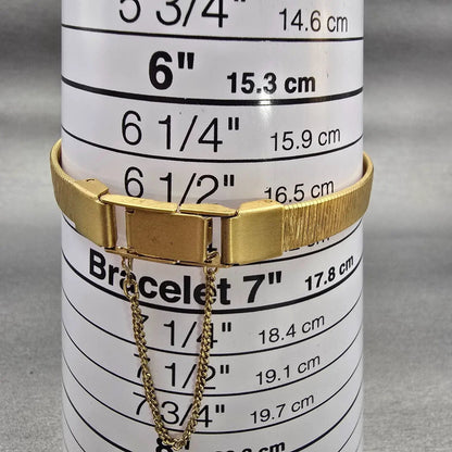 Citizen CQ Watch Women 16mm Champagne Dial Gold Tone Oval 5920-S50150 New Batt9
