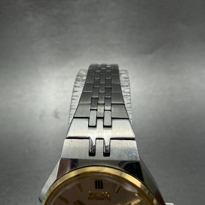 Seiko Automatic Watch Women 26mm Silver Dial Two Tone Daydate 2406-0030 Runs4