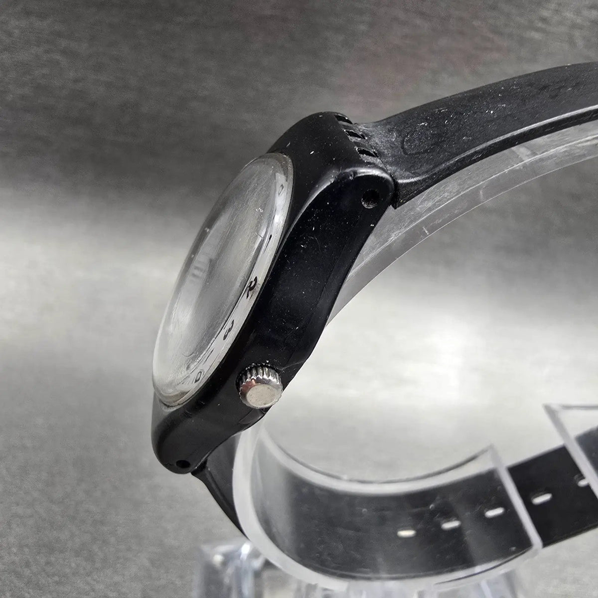 Swatch Sopran Watch Women 25mm White Dial Black Tone Round LB150 New Battery2