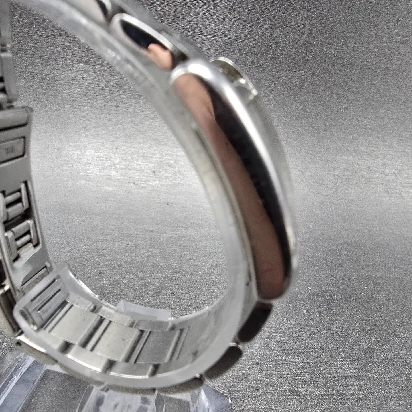 Coach Tank Watch Women 19mm Silver Dial Silver Tone Rectangle W002B PARTS4