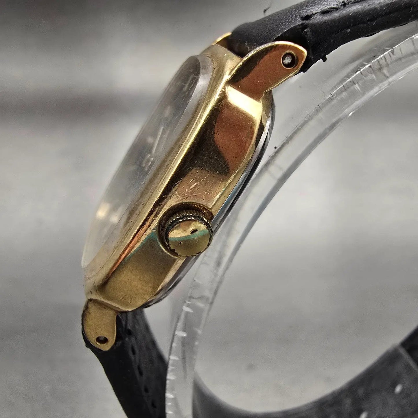 Citizen Castalia Watch Women 22mm Brown Dial Gold Tone Oval 4-832604 New Battery2