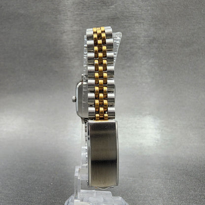 Citizen Watch Women 22mm Champagne Dial Silver Tone Rectangle New Battery7