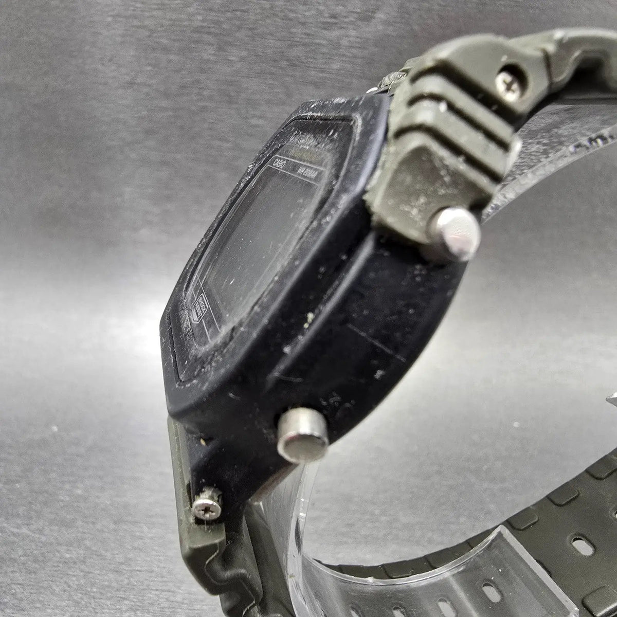 Casio G-Shock G-5700GH Watch Men 39mm Black Green Alarm Chronograph Solar PARTS3