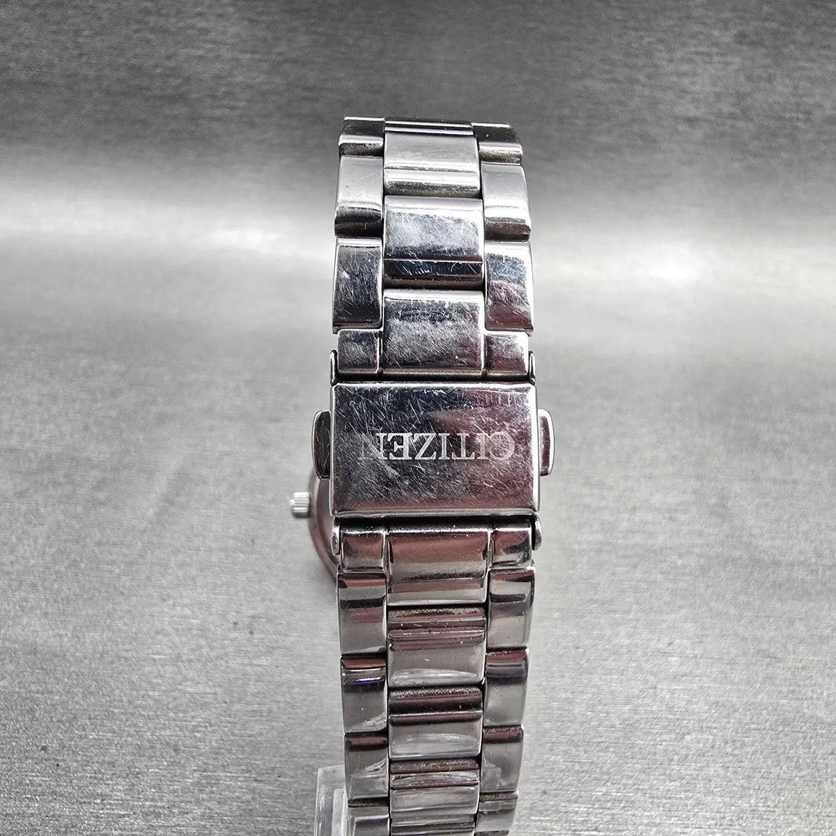 Citizen Watch Men 34mm Silver Dial Silver Tone Date Gemmed 1112-S088275 New Batt7