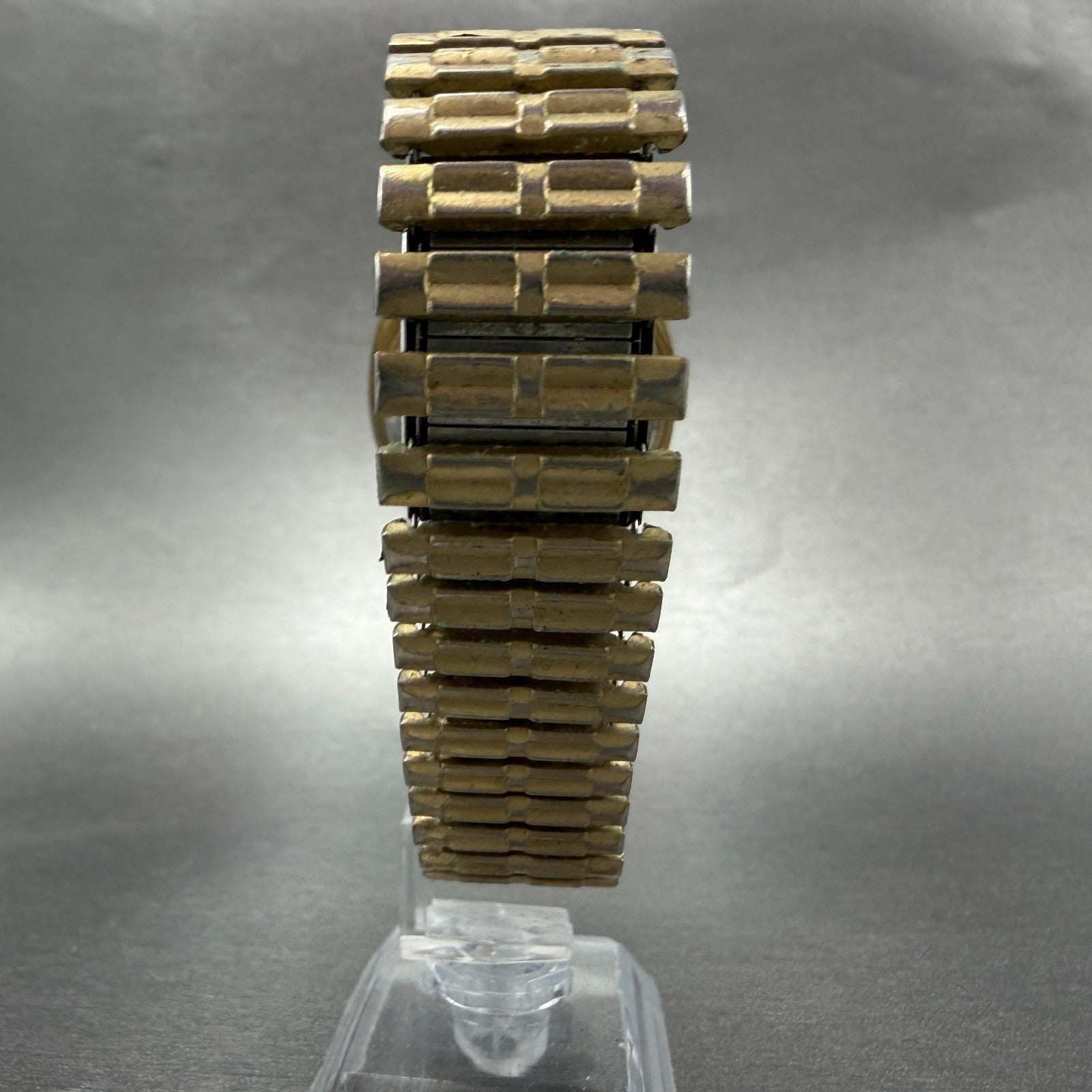 Seiko Electronic EL-370 Watch Men 38mm Champagne Dial Gold Tone Daydate New Batt8