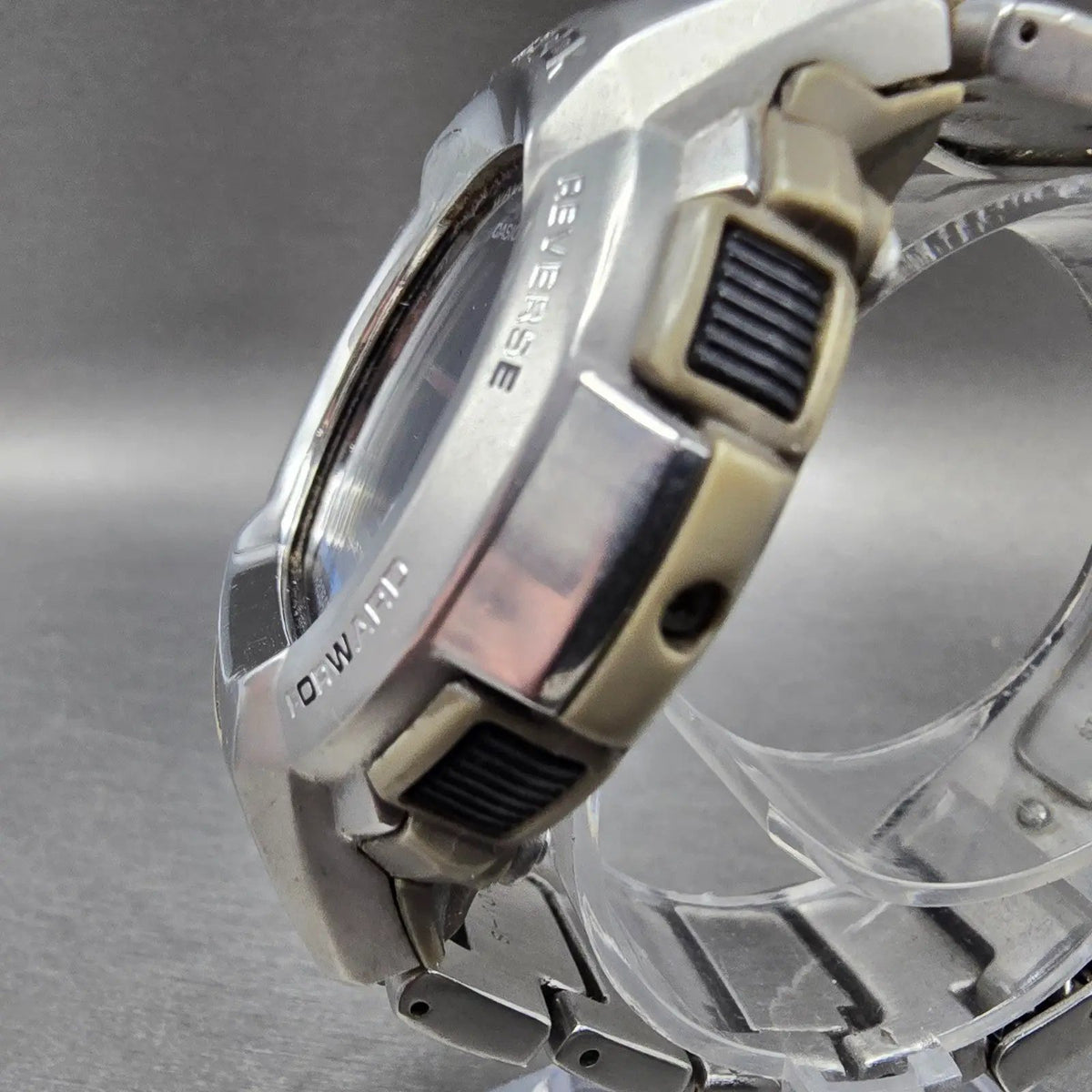 Casio G-Shock GW-600DJ Watch Men 45mm Gray Silver Solar Alarm Chronograph Runs3
