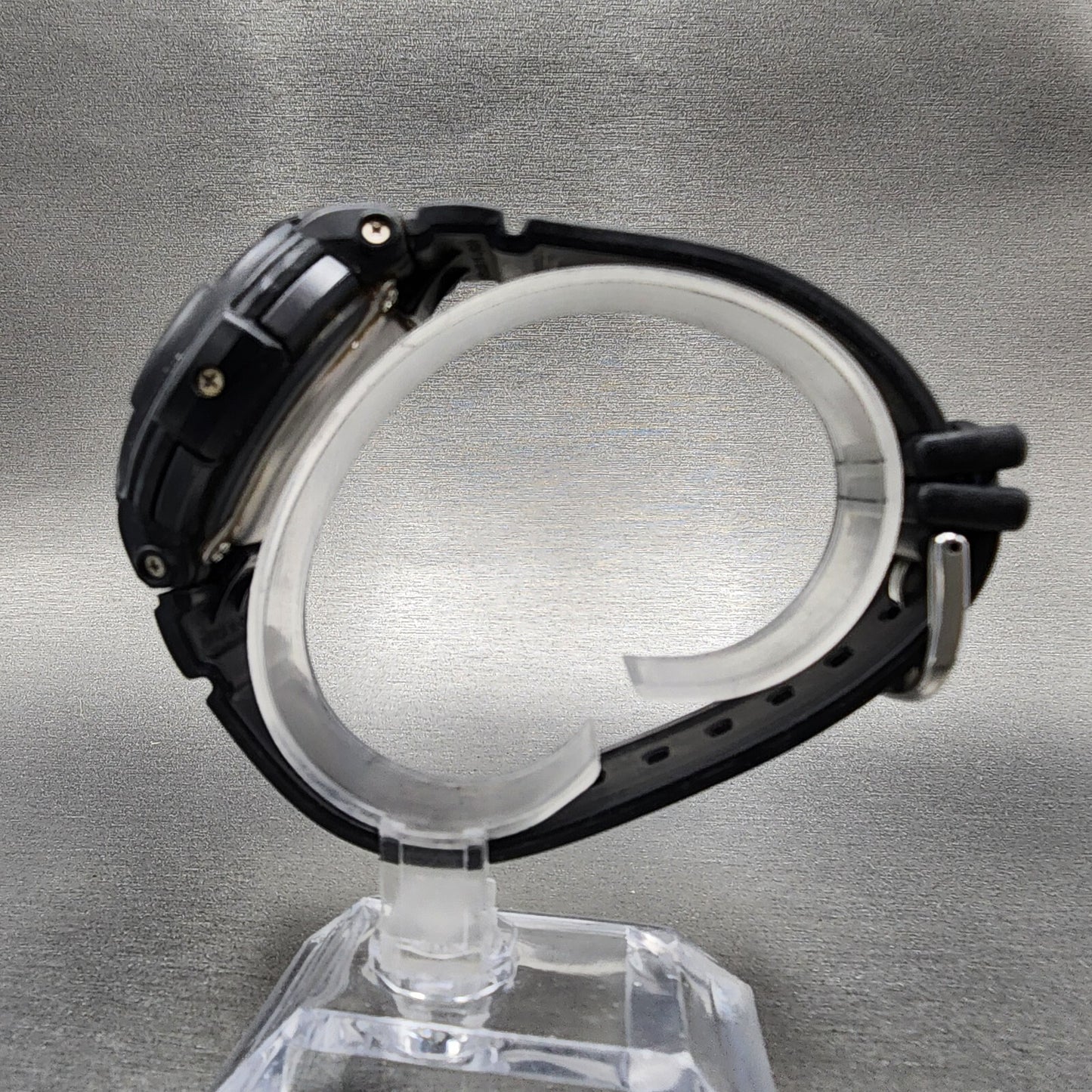 Casio BabyG Watch Women  42mm Analog Digital Black Tone Round BGA131 New Batt6