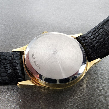 Wittnauer Pegasus Watch Women 24mm Champagne Dial Gold Tone Round New Battery9