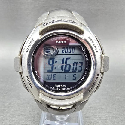 Casio G-Shock G-7300D Watch Men 47mm Silver Gray Alarm Chronograph Round Works0