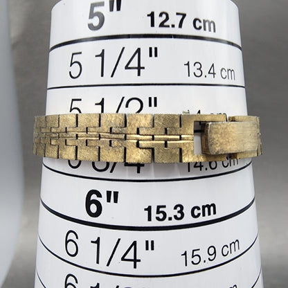 VTG Seiko Watch Women 18mm White Dial Gold Plated Rectangle Manual Wind Runs10