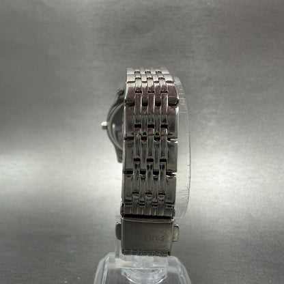 Pulsar Watch Women 28mm MOP Dial Silver Tone Date Round VJ22-X085 New Battery7