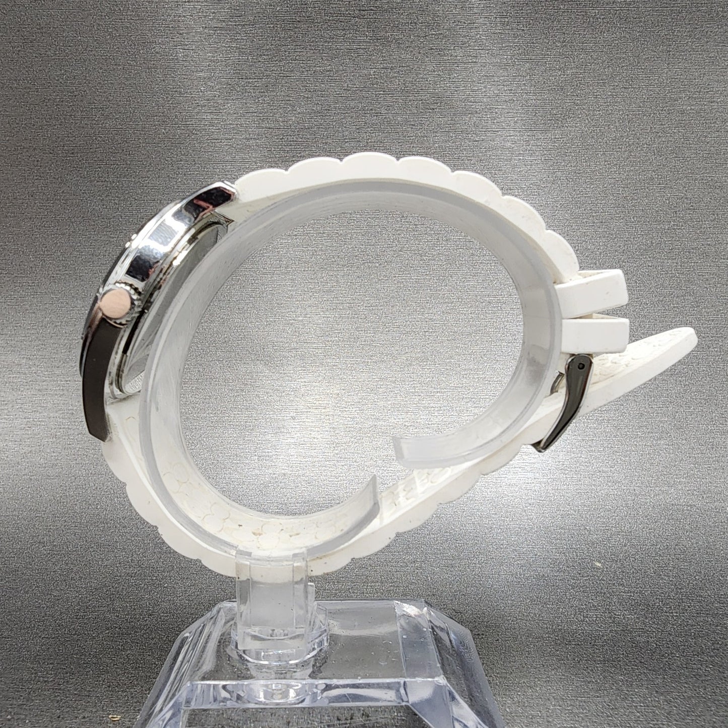 Coach Maddy Watch Women 34mm White Dial Silver Tone Band New Battery7