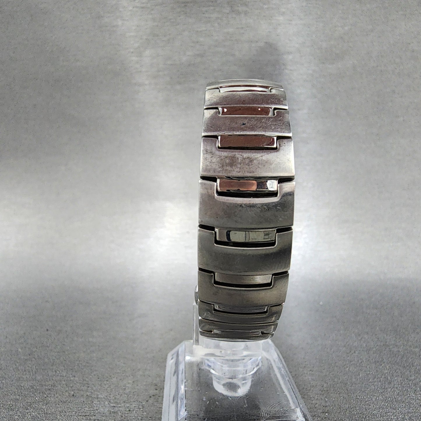 Seiko Premier Tank Watch Women 18mm Silver Dial Silver Tone 1n000cl0 NewBattery7