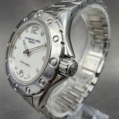 Raymond Weil Spirit Watch Women 29mm MOP Dial Diamond Accents 3170 New Battery2