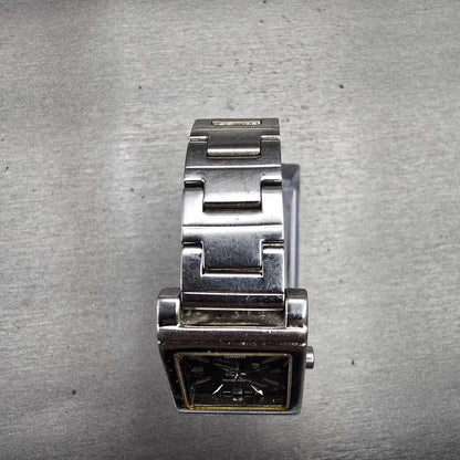 Casio Watch Women 20mm Black Dial Silver Tone Rectangle LTP-1237 New Battery4
