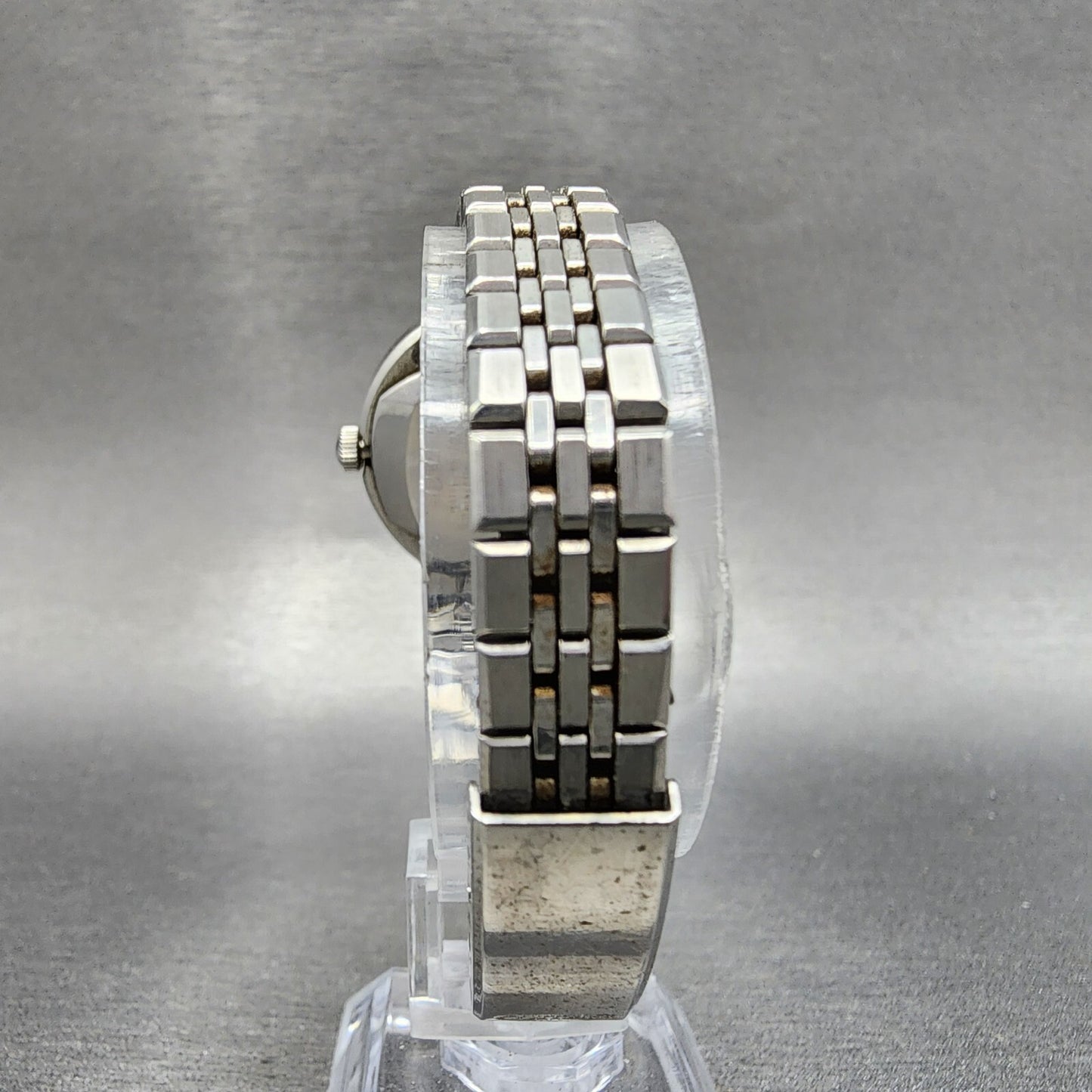 VTG Seiko Automatic Watch Women 27mm Blue Dial Steel Daydate 22057000 PARTS8