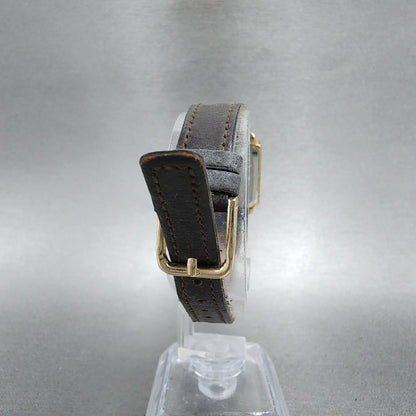Casio Traddy Tank Watch Women 21mm White Dial Gold Tone Rectangle New Battery7