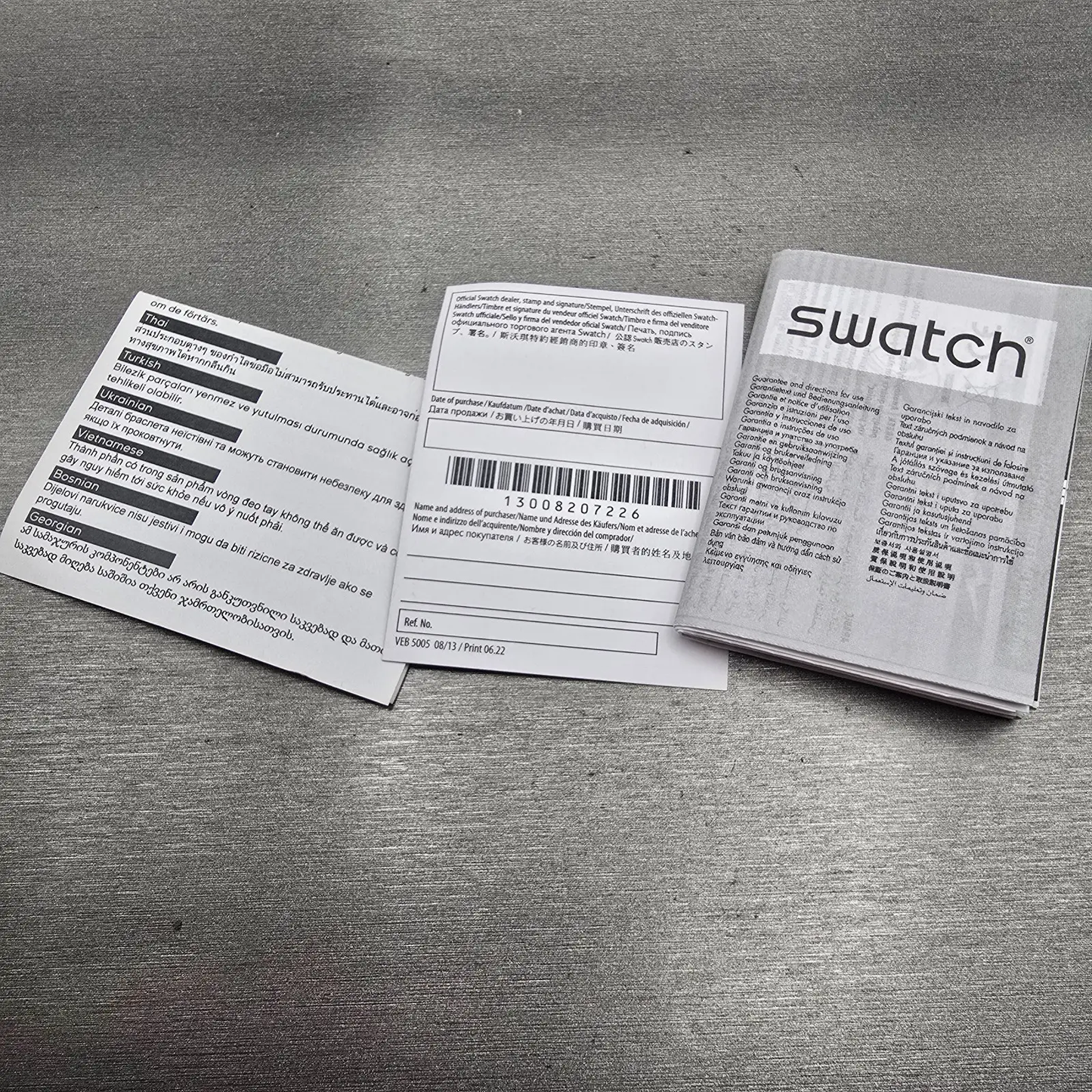 Swatch CARAMELLISSIMA Watch Women 25mm Green Dial Pink Case LP135B New Battery10