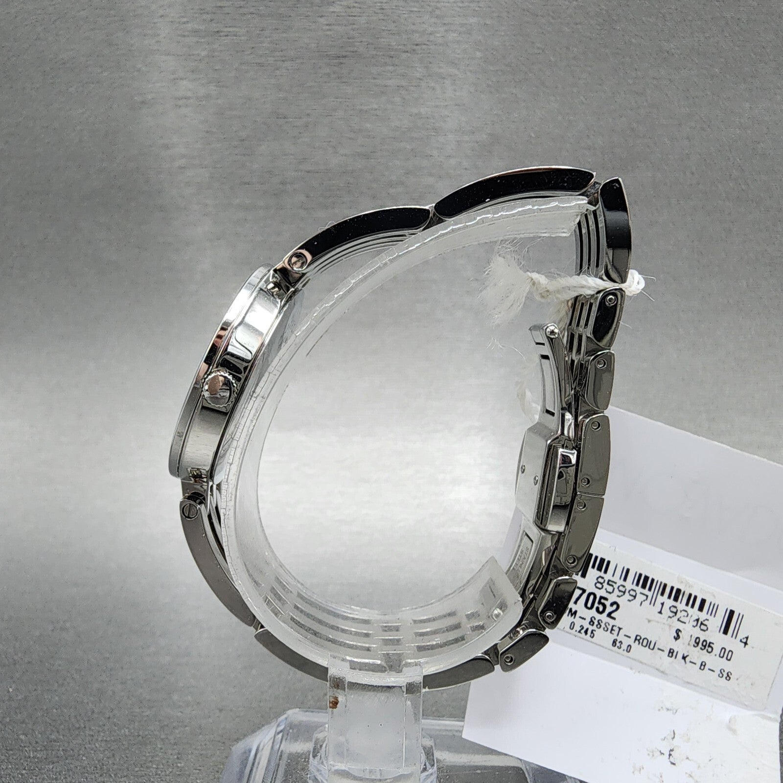Movado Esperanza Watch Women 28mm Black Dial Steel Diamond Bezel Round  06070526