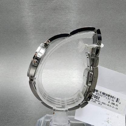 Movado Esperanza Watch Women 28mm Black Dial Steel Diamond Bezel Round  06070526