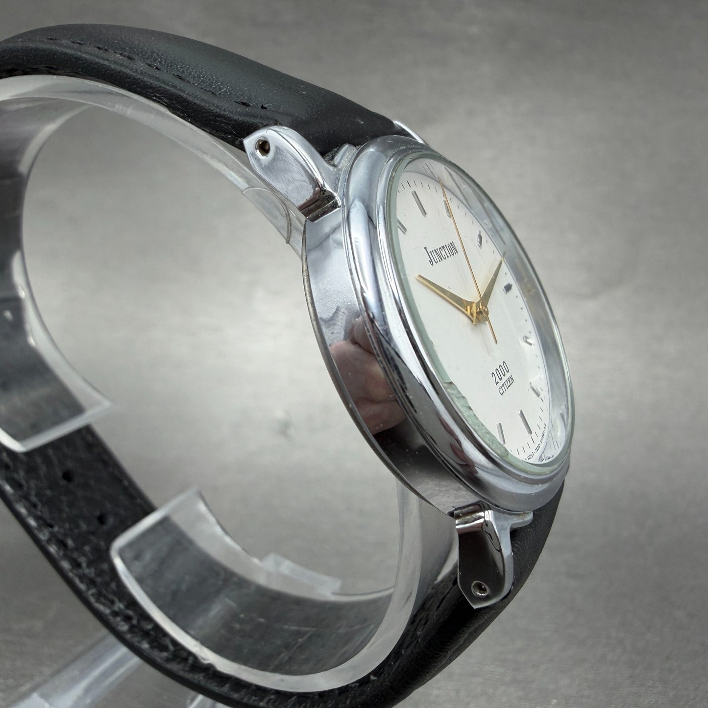 Citizen Junction Watch Unisex 32mm White Dial Silver Tone 7630-A04153 New Batt3