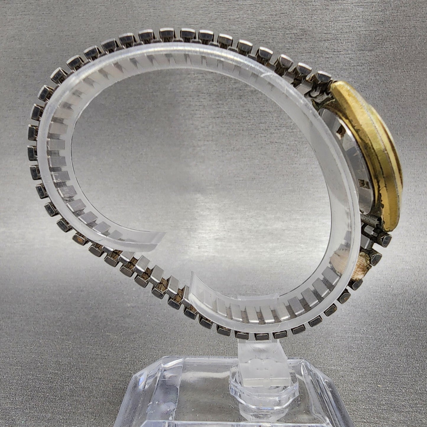VTG Seiko Watch Women 26mm Cream Dial Gold Tone Daydate Round 26230100 New Batt8