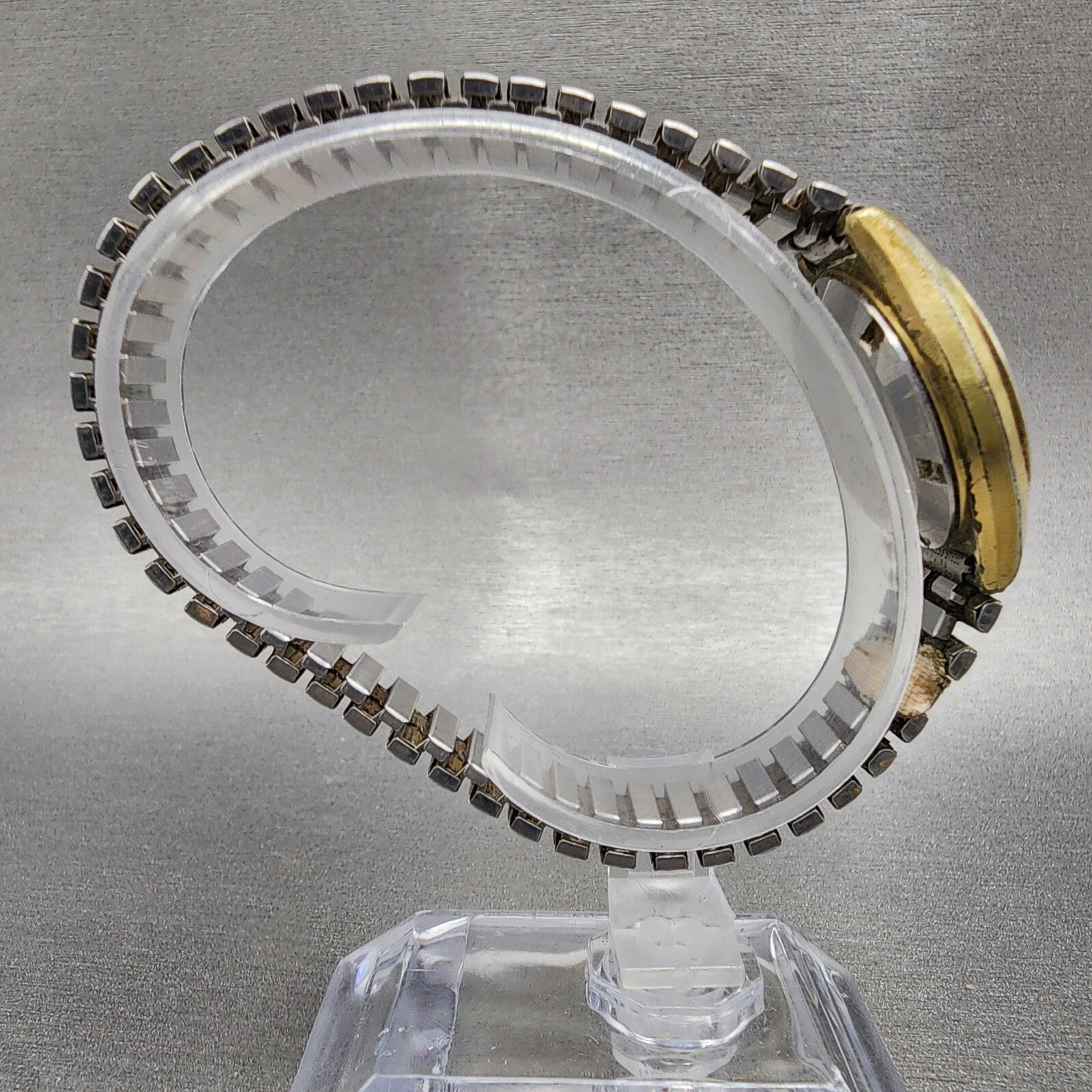 VTG Seiko Watch Women 26mm Cream Dial Gold Tone Daydate Round 26230100 New Batt8