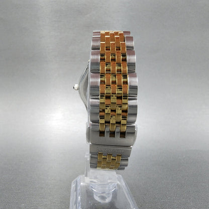 Balmain Classic R Watch Women 34mm MOP Dial Two Tone Date Round Diamond Markers7