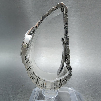 Burberry Watch Women 28mm Silver Dial Silver Tone Date Round Bu1351 PARTS7