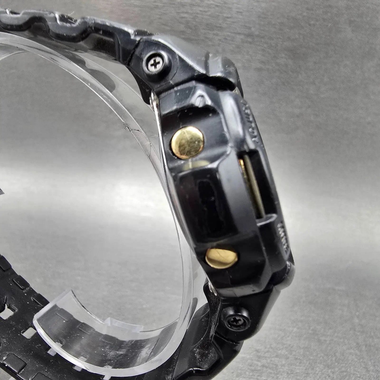 Casio G-Shock AWG-M100SBG Watch Men 49mm Black Gold Alarm Chronograph Solar READ4