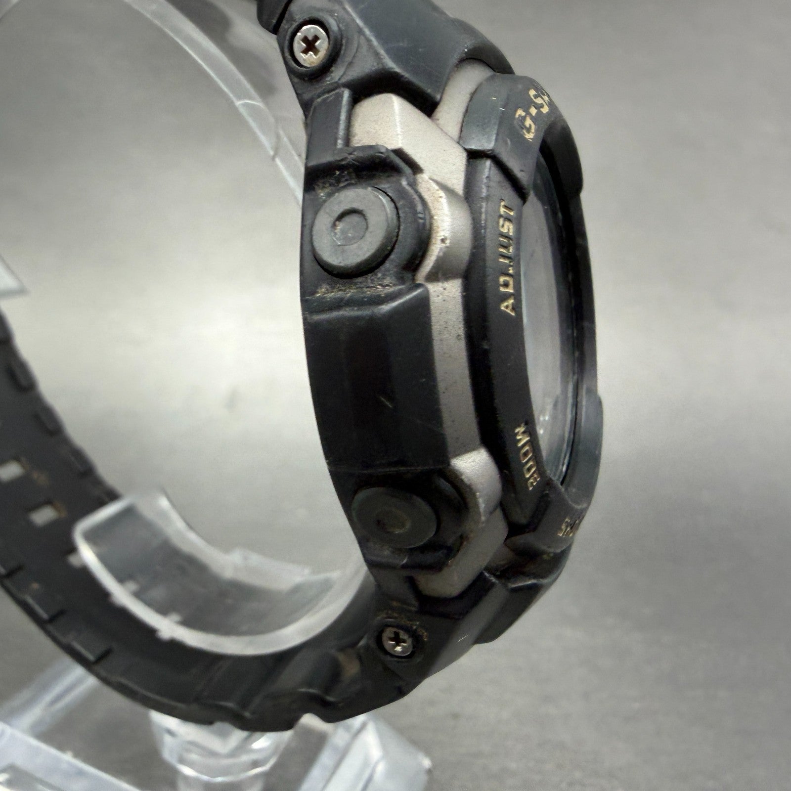 Casio G-Shock G-7710 Watch Men 46mm Black Gray Alarm Chrono Round New battery3