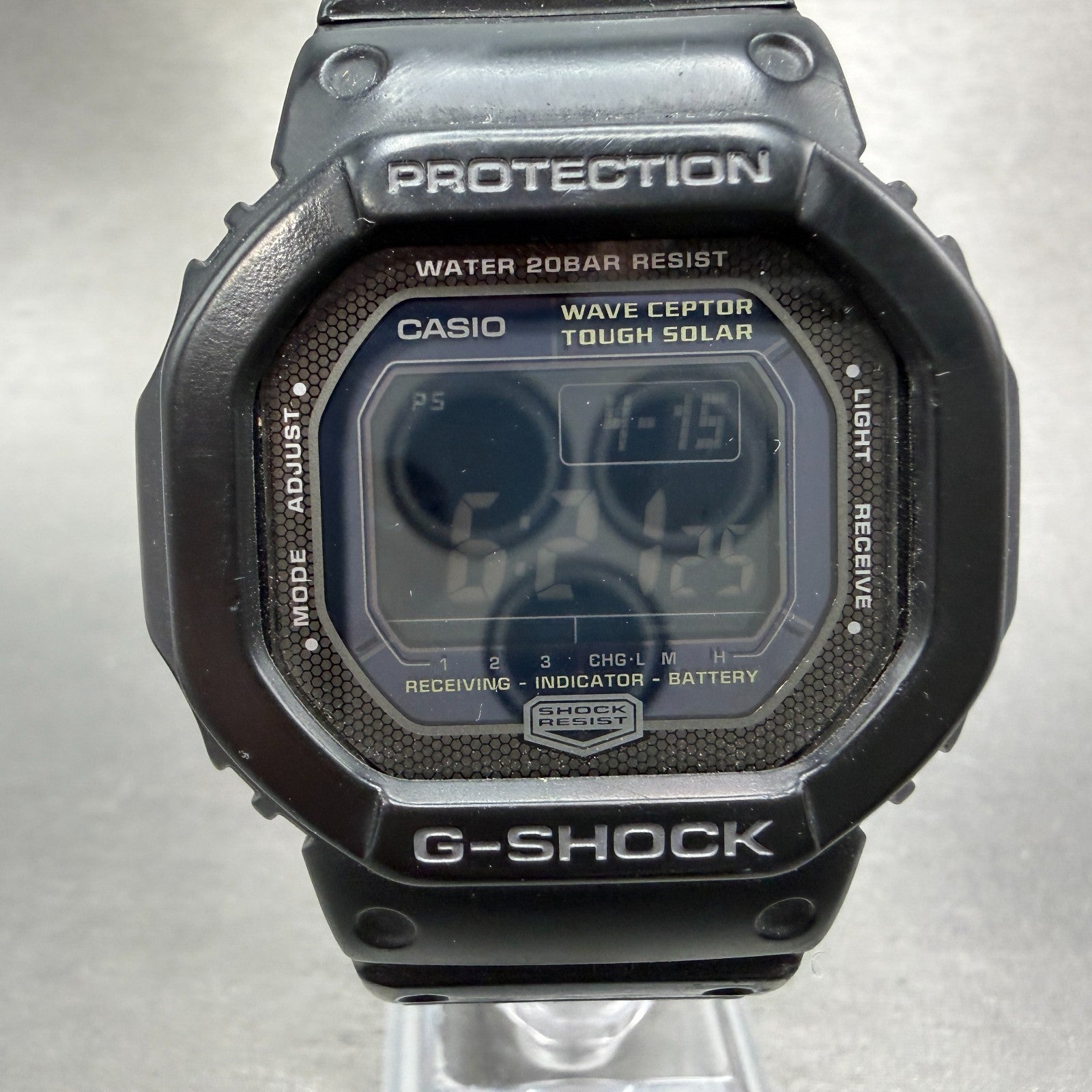 Casio G-Shock GW-5600BJ Watch Men 44mm Black Solar Alarm Chronograph Works0