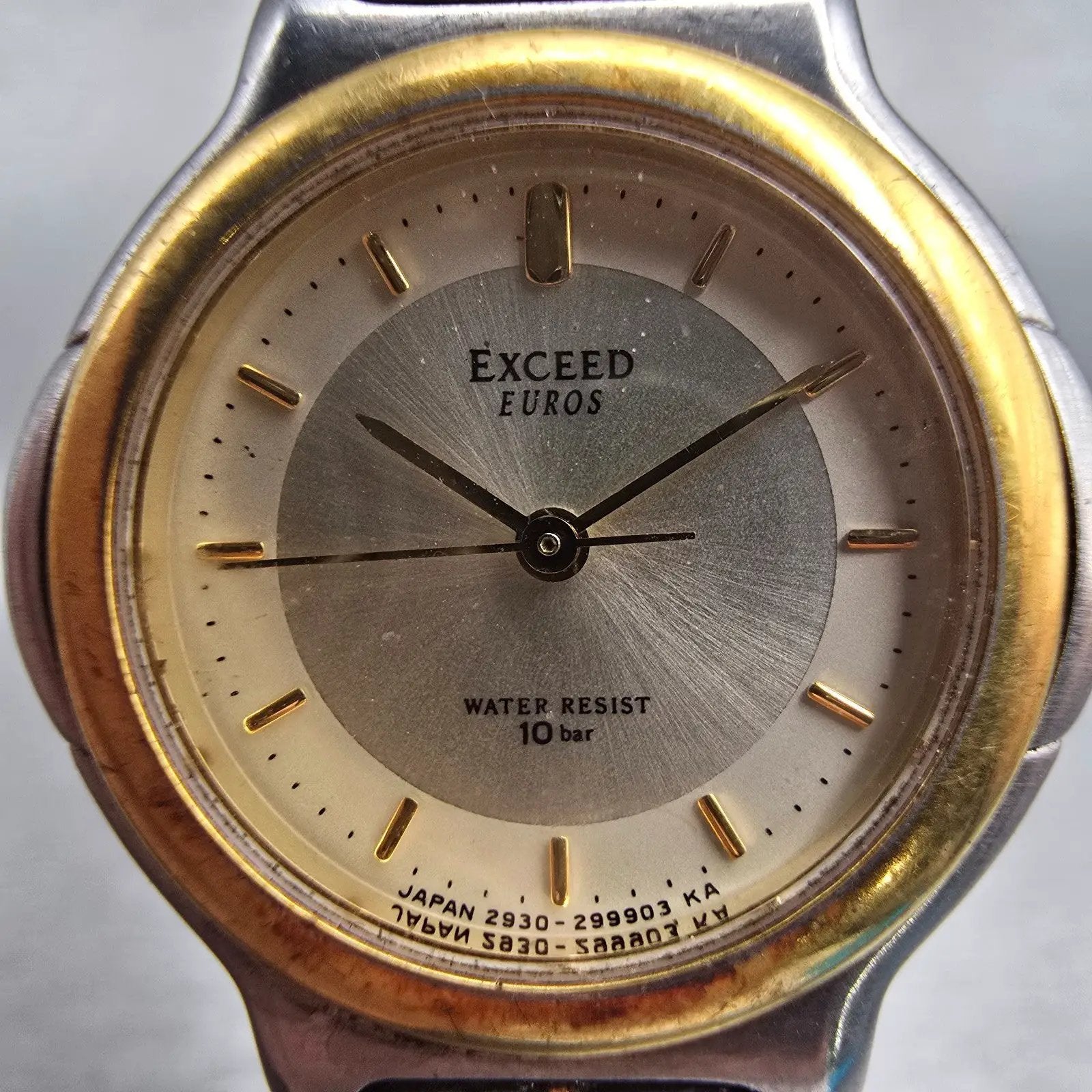 Citizen Exceed Euros Watch Women 24mm Champagne Dial Two Tone 2930-296206 NewBat1