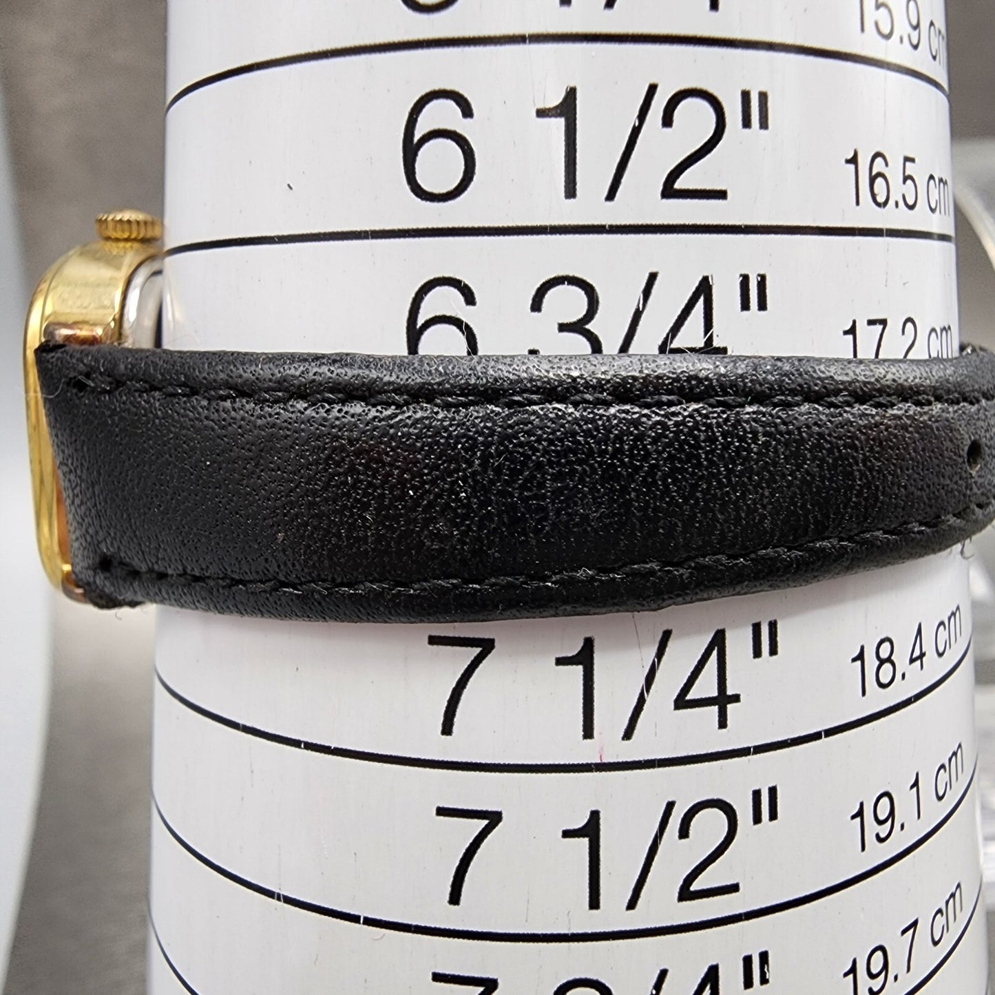 Seiko Analog Digital Watch Women 24mm Black Dial Gold Tone E0295410 PARTS11