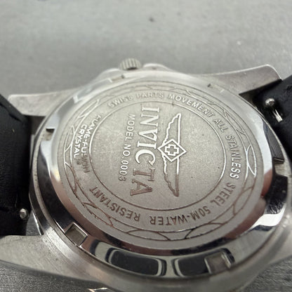 Invicta Pro Diver Watch Women 35mm MOP Dial Silver Tone Round 0003 New Battery9