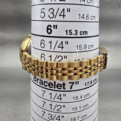 Citizen CQ Watch Women MOP Dial Gold Tone Daydate Round 1002-R15101 New Battery9