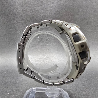 Casio G-Shock G-7300D Watch Men 47mm Silver Gray Alarm Chronograph Round Works8