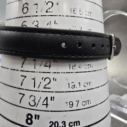 Wenger Swiss Military Tank Watch Women 20mm Black Dial Silver Tone 7511X New Bat11
