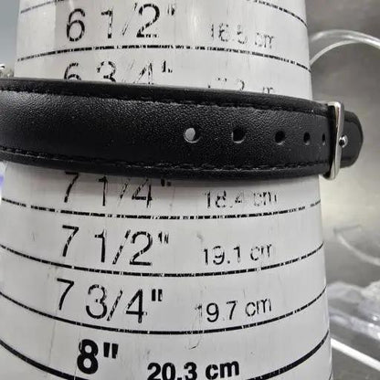 Wenger Swiss Military Tank Watch Women 20mm Black Dial Silver Tone 7511X New Bat11