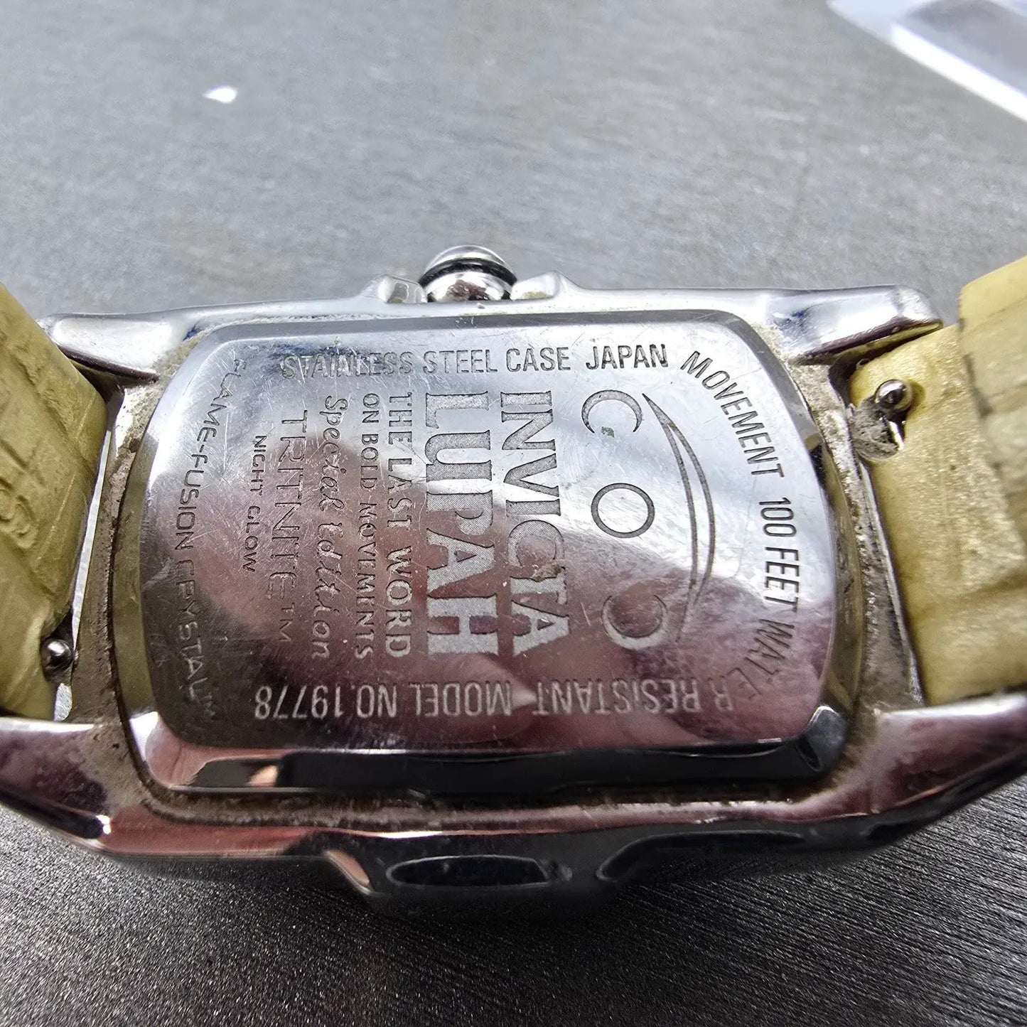 Invicta Lupah Watch Women 29mm MOP Dial Silver Tone Rectangle 19778 New Battery9