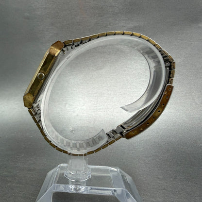 Seiko Analog Digital Watch Men 29mm Alarm Chrono Gold Tone H249-5149 PARTS7