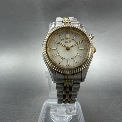 Citizen Watch Women 26m White Dial Two Tone Backlight 0730-H00010 New Battery5