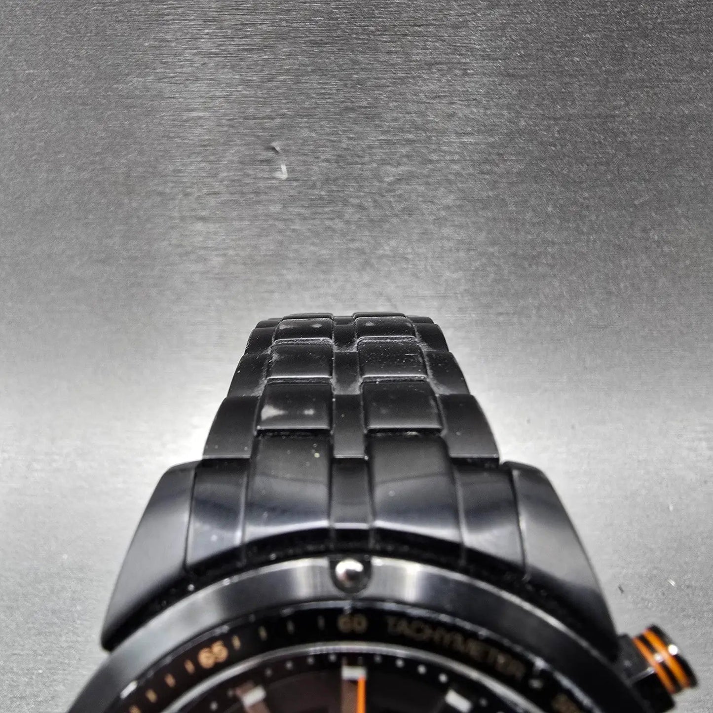 Bulova HArley Davidson Chronograph Watch Men 43mm Black Dial Black Tone New Batt4